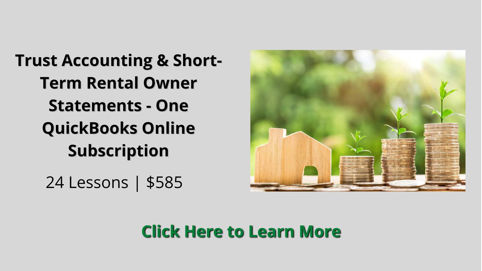 Trust Accounting & Short-Term Rental Owner Statements - One QuickBooks Online Subscriptions